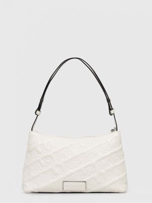 Белая сумка через плечо Karl Lagerfeld