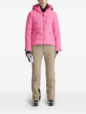 Slēpošanas jaka ar apdruku Aztech Mountain rozā