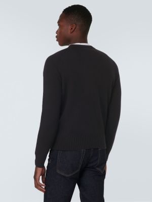 Кашмирен пуловер Tom Ford черно