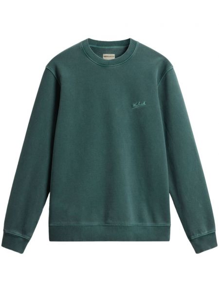 Broderet sweatshirt Woolrich grøn