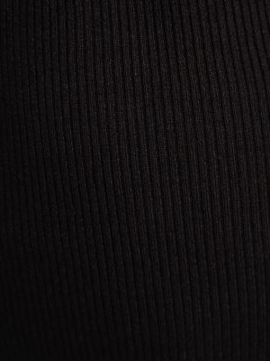 Vestito in maglia Bershka nero