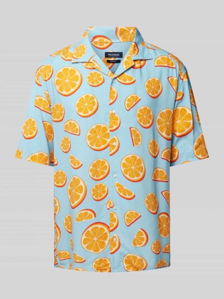 Koszula z nadrukiem Mcneal pomarańczowa