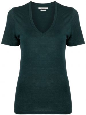 Camiseta con escote v Isabel Marant étoile verde