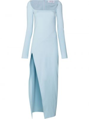 Modré dlouhé šaty The Attico