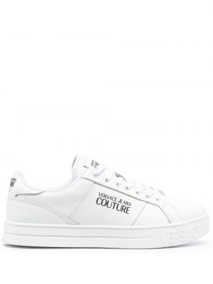 Læder sneakers Versace Jeans Couture hvid