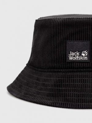 Хлопковая вельветовая шляпа Jack Wolfskin синяя