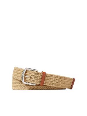 Cinturón de algodón Polo Ralph Lauren marrón