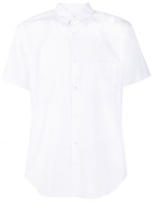 Chemise en coton avec manches courtes Comme Des Garçons Shirt blanc