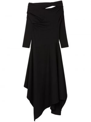 Ασύμμετρη φόρεμα με σκίσιμο Az Factory μαύρο