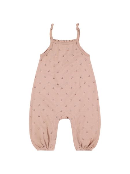 Trykt bomuld romper for piger Quincy Mae pink