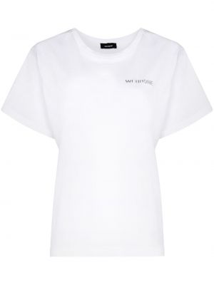 Camiseta We11done blanco