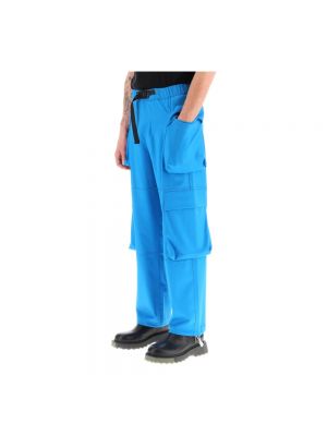 Pantalones cargo de lana Bonsai azul