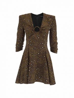 Коктейльное платье Versace золотое