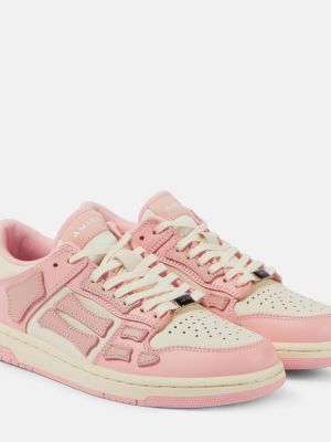 Δερμάτινα sneakers Amiri ροζ