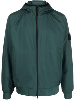 Huva vindjacka Stone Island grön