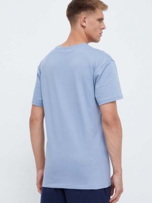Bavlněné tričko s potiskem Ellesse modré