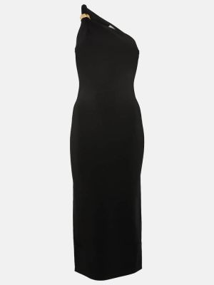 Μίντι φόρεμα Galvan μαύρο