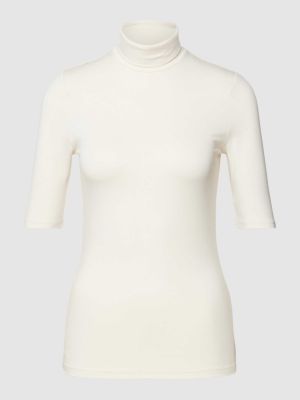 Koszulka z wiskozy Lauren Ralph Lauren biała