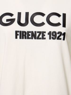 T-shirt di cotone in jersey Gucci