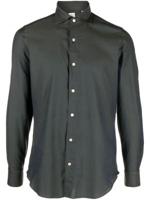 Βαμβακερό πουκάμισο Finamore 1925 Napoli γκρι