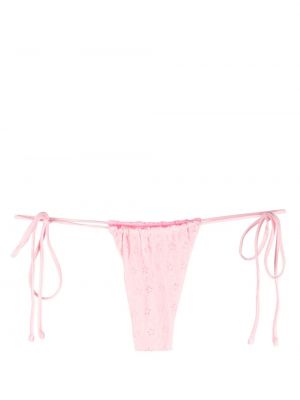 Bikiny z nylonu Frankies Bikinis - růžová