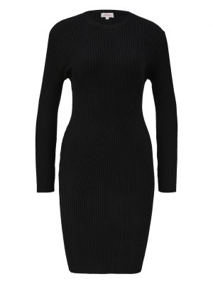 Pletené pletené šaty S.oliver čierna