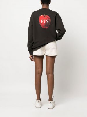 Sweatshirt aus baumwoll mit print Undercover braun