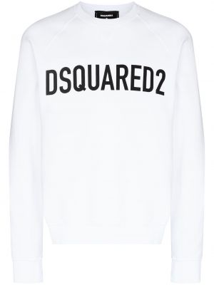 Trykt genser Dsquared2 hvit