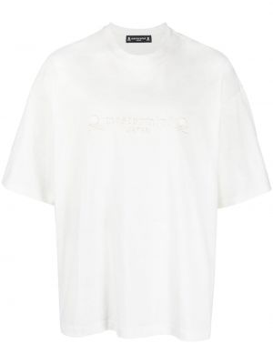 Памучна тениска с принт Mastermind Japan бяло