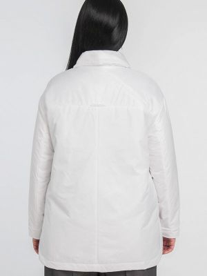 Утепленная демисезонная куртка Лимонти белая