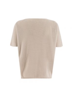 Jersey de algodón de tela jersey Le Tricot Perugia beige