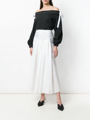 Falda larga Stella Mccartney blanco
