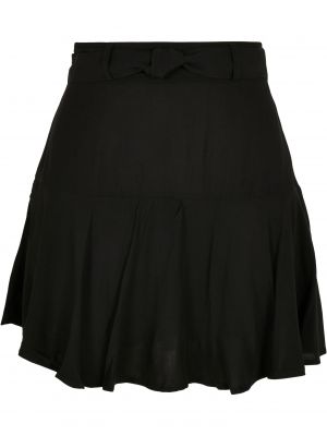 Φούστα mini από βισκόζη Uc Ladies μαύρο
