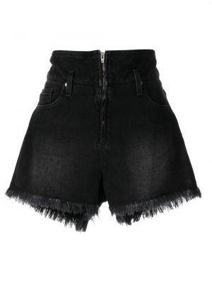 Zip jeans-shorts Iro svart