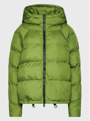 Ecoalf Vatovaná bunda Denia GAJKDENIA9870WW22 Zelená Oversize