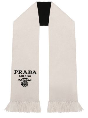 Кашемировый шерстяной шарф Prada