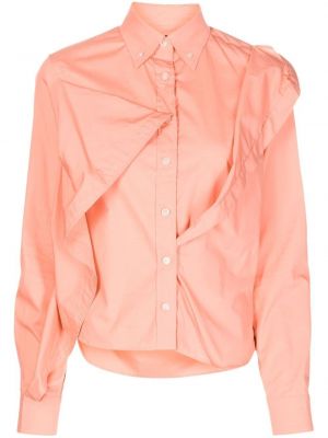Asimetriška marškiniai Kolor rožinė