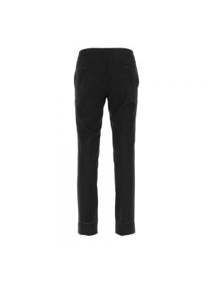 Pantalones chinos de lana Brioni negro