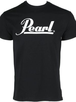 Черная футболка с жемчугом Pearl