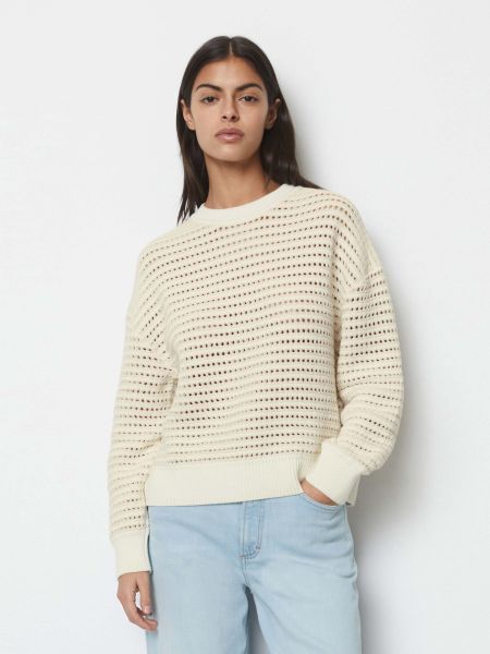 Бавовняний светр Marc O'polo Denim білий