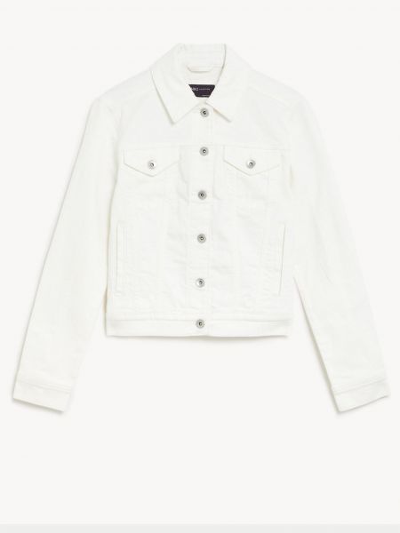 Džínová bunda Marks & Spencer bílá