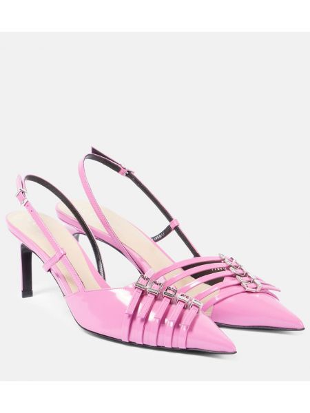 Slingback lakkskinn lær pumps Gucci rosa