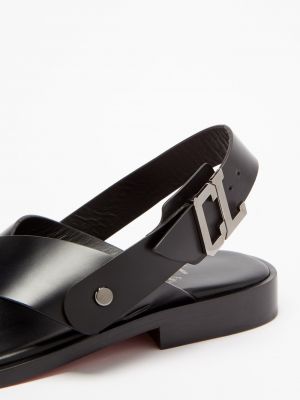 Кожаные сандалии Christian Louboutin черные