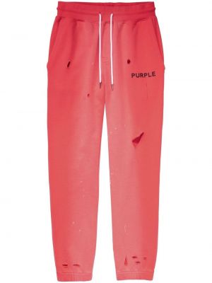 Pantaloni con stampa Purple Brand