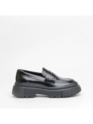 Loafers de cuero Hogan negro