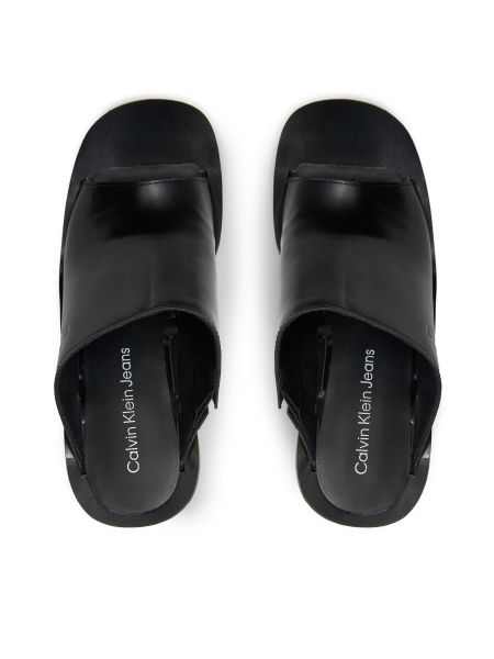 Sandales à talons Calvin Klein Jeans noir