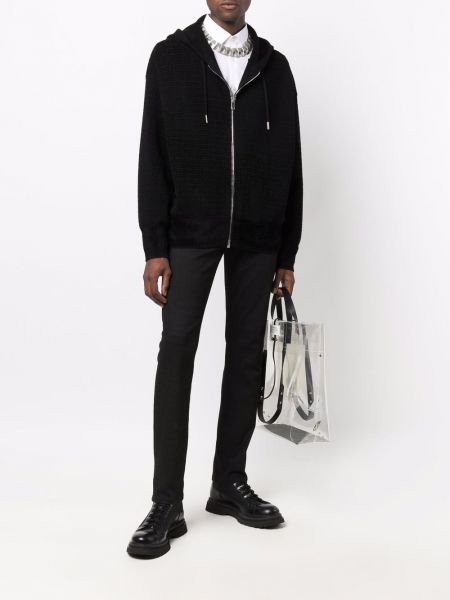 Sudadera con capucha con cremallera Givenchy negro