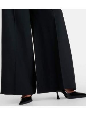 Spodnie z wysoką talią Nina Ricci czarne