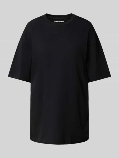 Koszulka oversize Review czarna