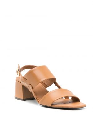 Sandales en cuir Sarah Chofakian marron